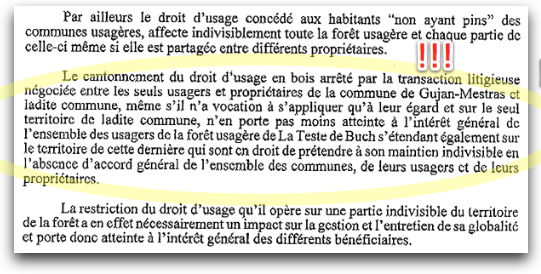 extrait de l'arrêt de la Cour de Cassation de Bordeaux du 25 janvier 2010